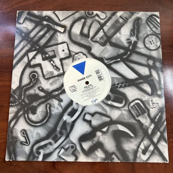 INNER CITY Big Fun Techno House 1988 0-96610 Vinyl 12'' - Picture 2 of 7